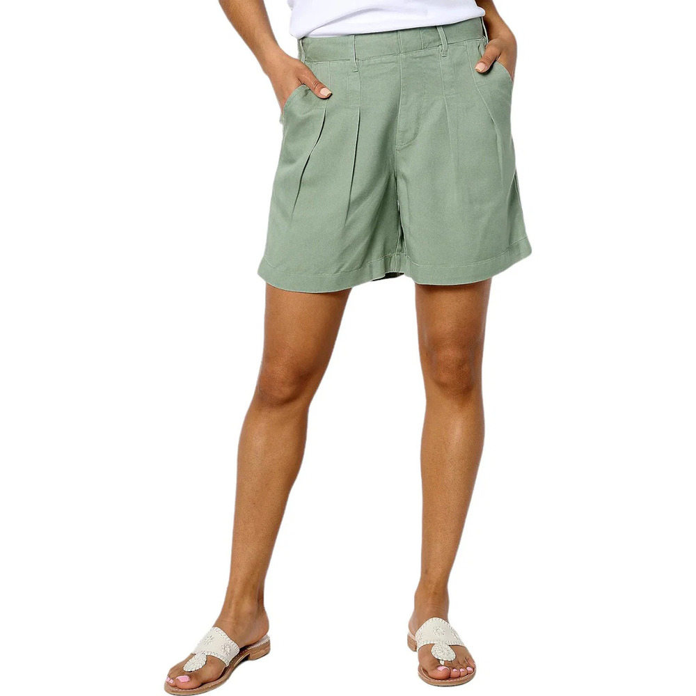 AnyBody Sueded Twill Utility Short Sage - Regular